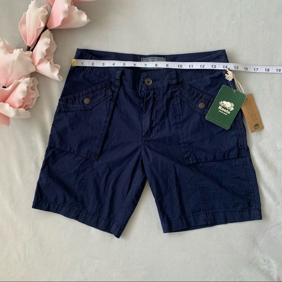 Roots navy Chino shorts - Picture 3 of 5